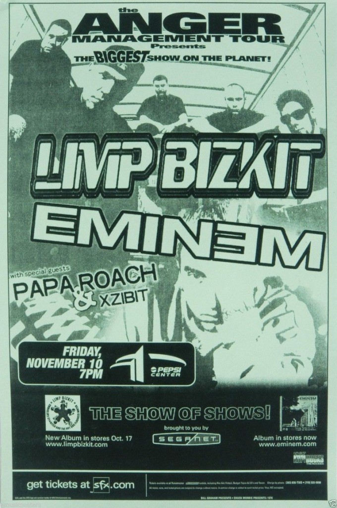 應該不算在後九Ｏ的是這場2000年Limp Bizkit邀請同樣當紅的阿姆演出。