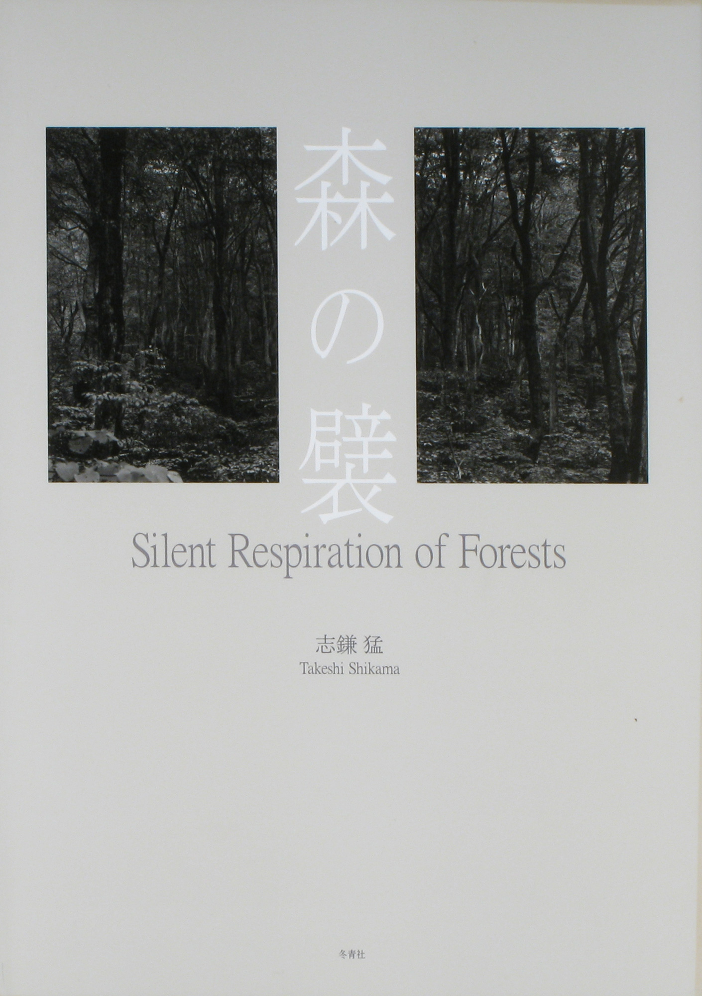 《森の襞》攝影集封面。