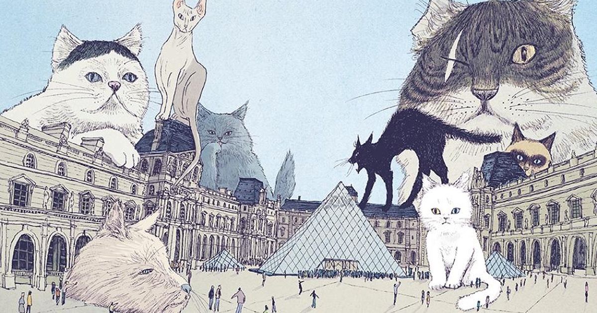 羅浮宮在2005年開始與世界各地的漫畫家合作主題創作，《羅浮宮的貓》是「BD Louvre」計劃的其中一項作品。