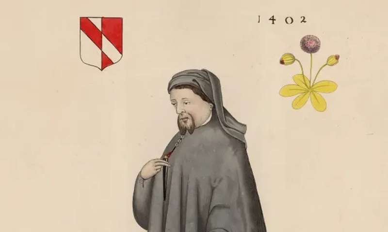 喬叟被喻為英國中世紀最傑出的詩人。