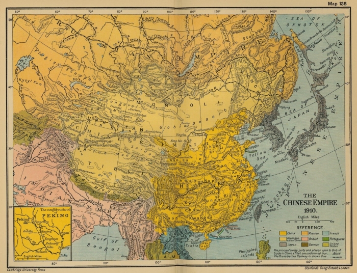 1912年的劍橋現代歷史地圖集。
